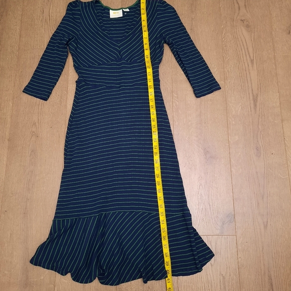 Anthropologie Maeve Flores  Striped Rayon Pullover dress - Picture 11 of 11
